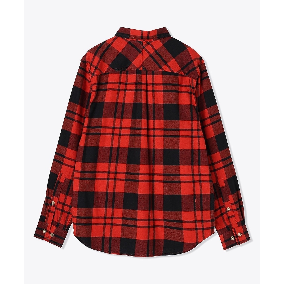 フレアガンストレッチフランネルシャツ