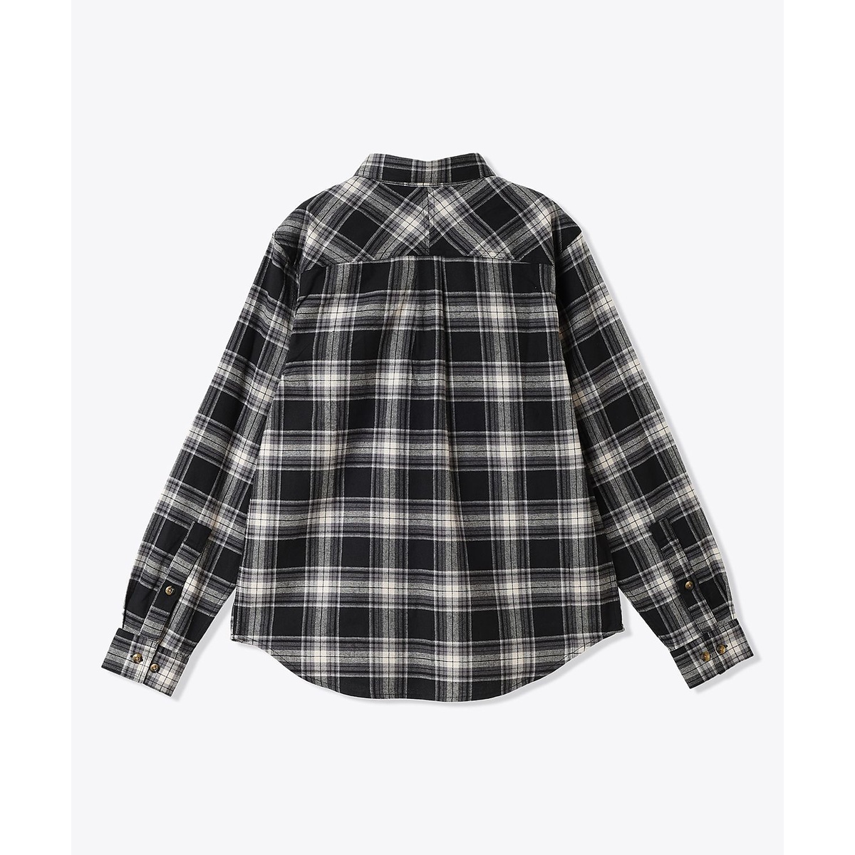 フレアガンストレッチフランネルシャツ