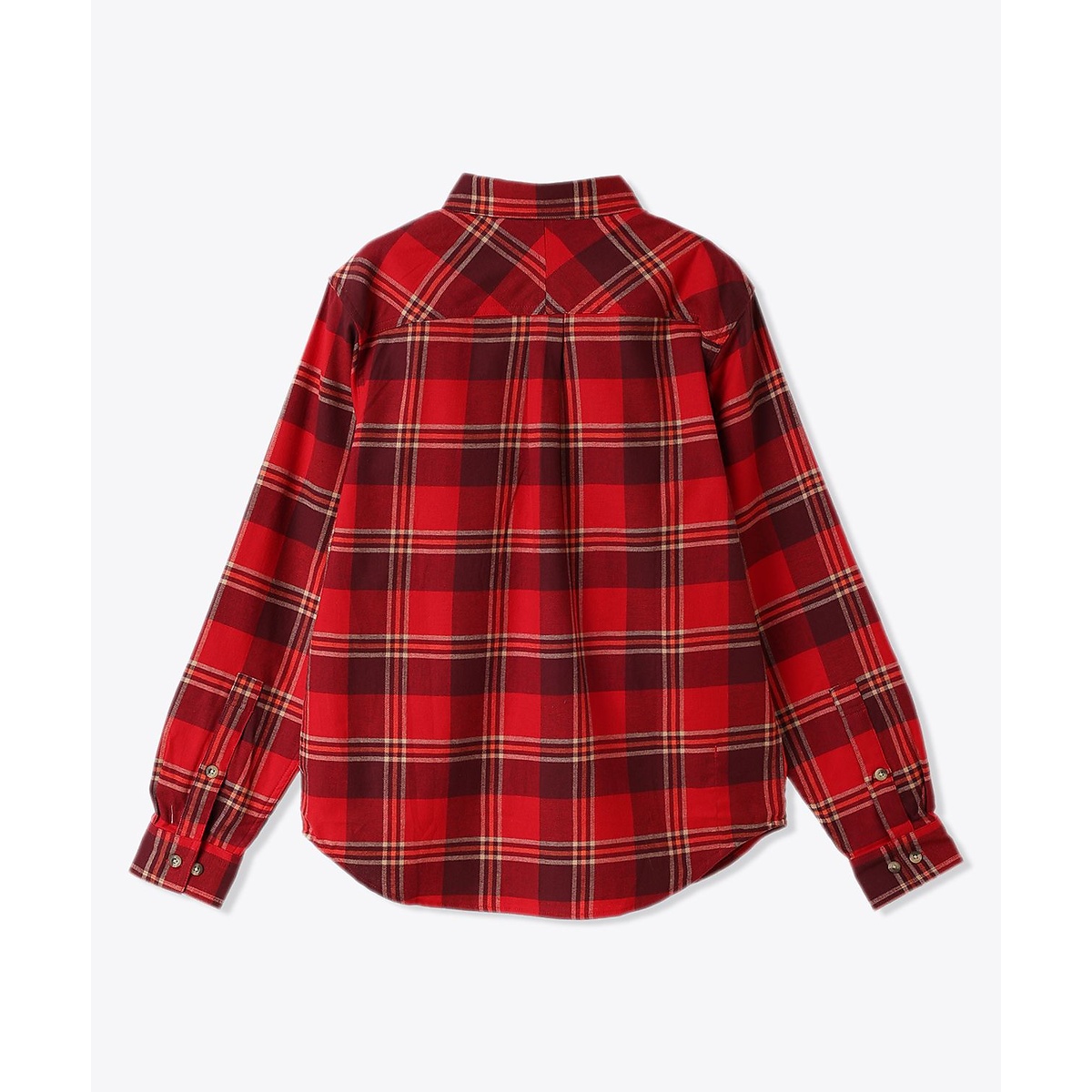 フレアガンストレッチフランネルシャツ