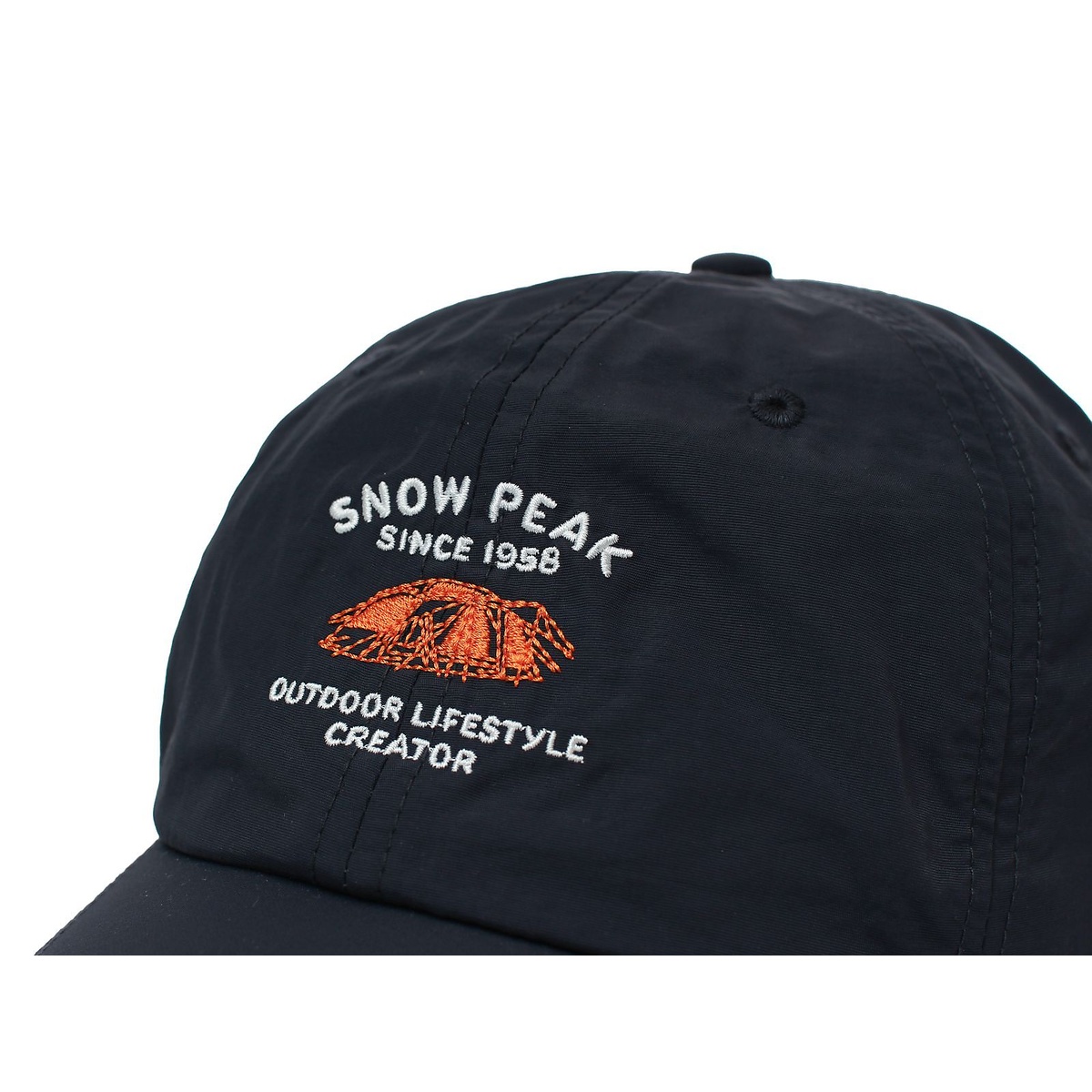 Camping Embroidery Cap One NAVY