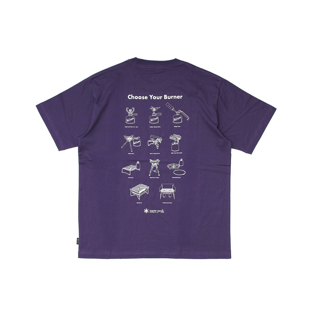 Choose Your Burner T Shirt L DARK PURPLE
