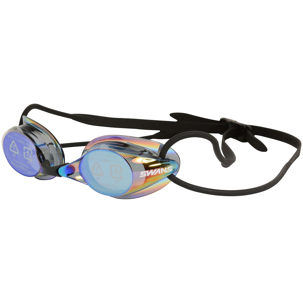 SR-7M　ノンクッションレーシングゴーグル　日本製　ミラーレンズ　くもり止め　UVカット