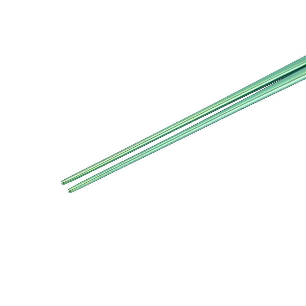 チタン先細箸 グリーン