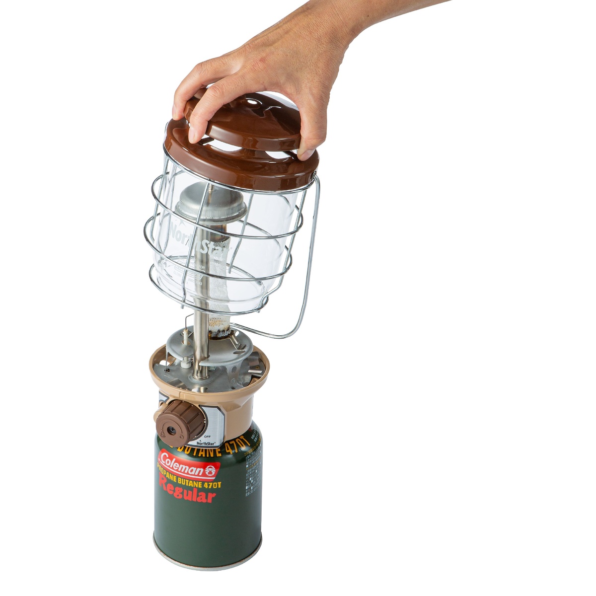 2500ノーススターLPガスランタン (バターナッツ)