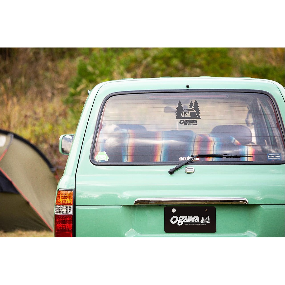 OGAWA　カッティングステッカーS　ブラック