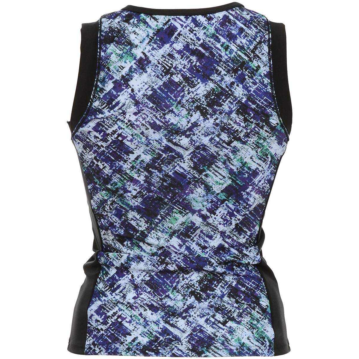 レディースかすれチェック柄スイムトップス