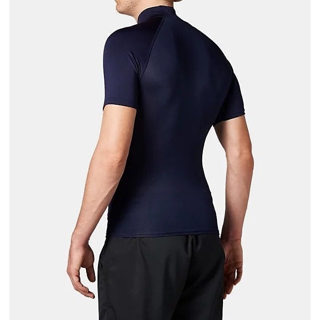 UA HEATGEAR ARMOUR COMPRESSION SHORT SLEEVE MOCK NECK SHIRT