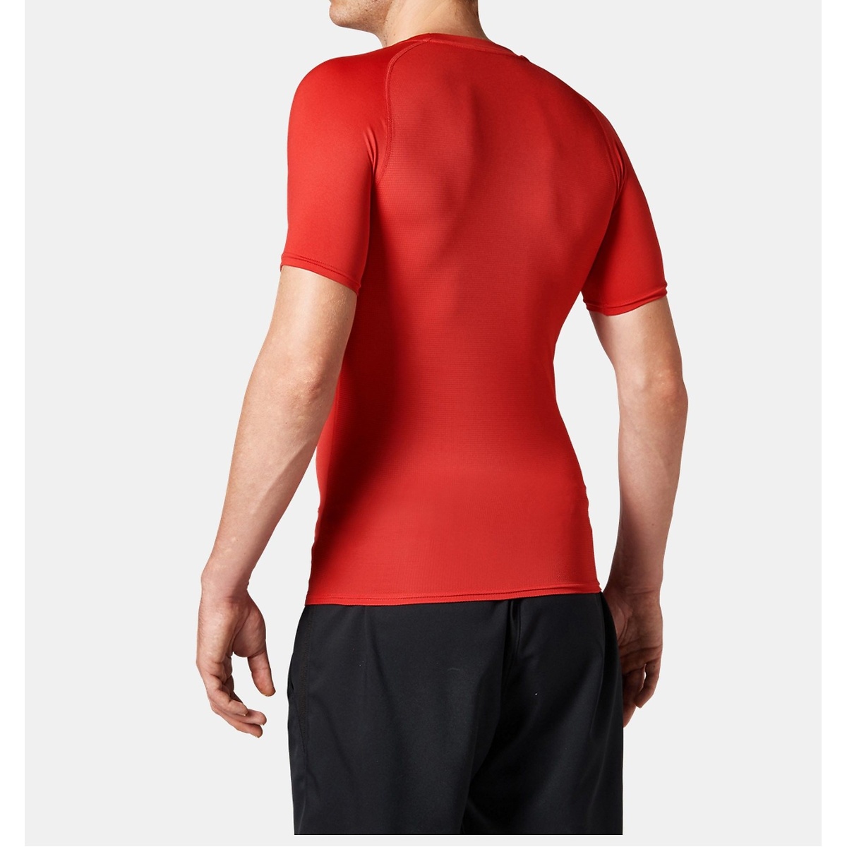 UA HEATGEAR ARMOUR COMPRESSION SHORT SLEEVE CREW NECK SHIRT