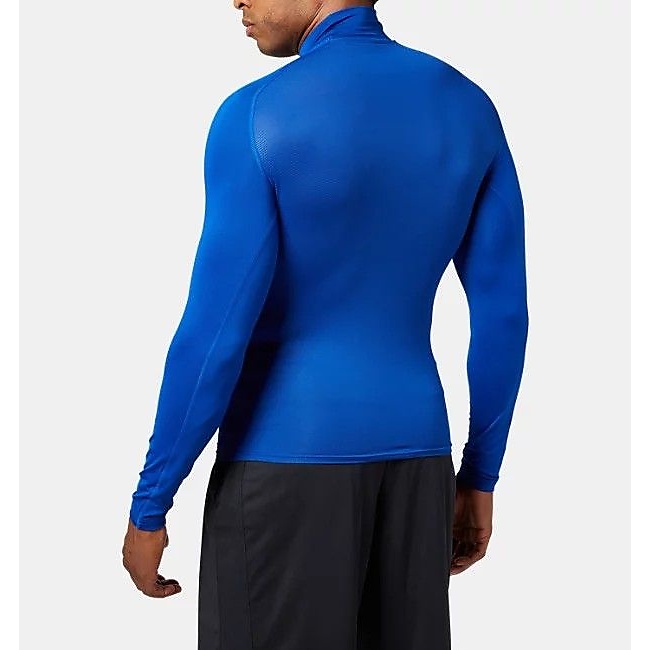 UA HEATGEAR ARMOUR COMPRESSION LONG SLEEVE MOCK NECK SHIRT