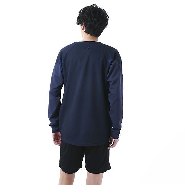 シアサッカートップ　L/S