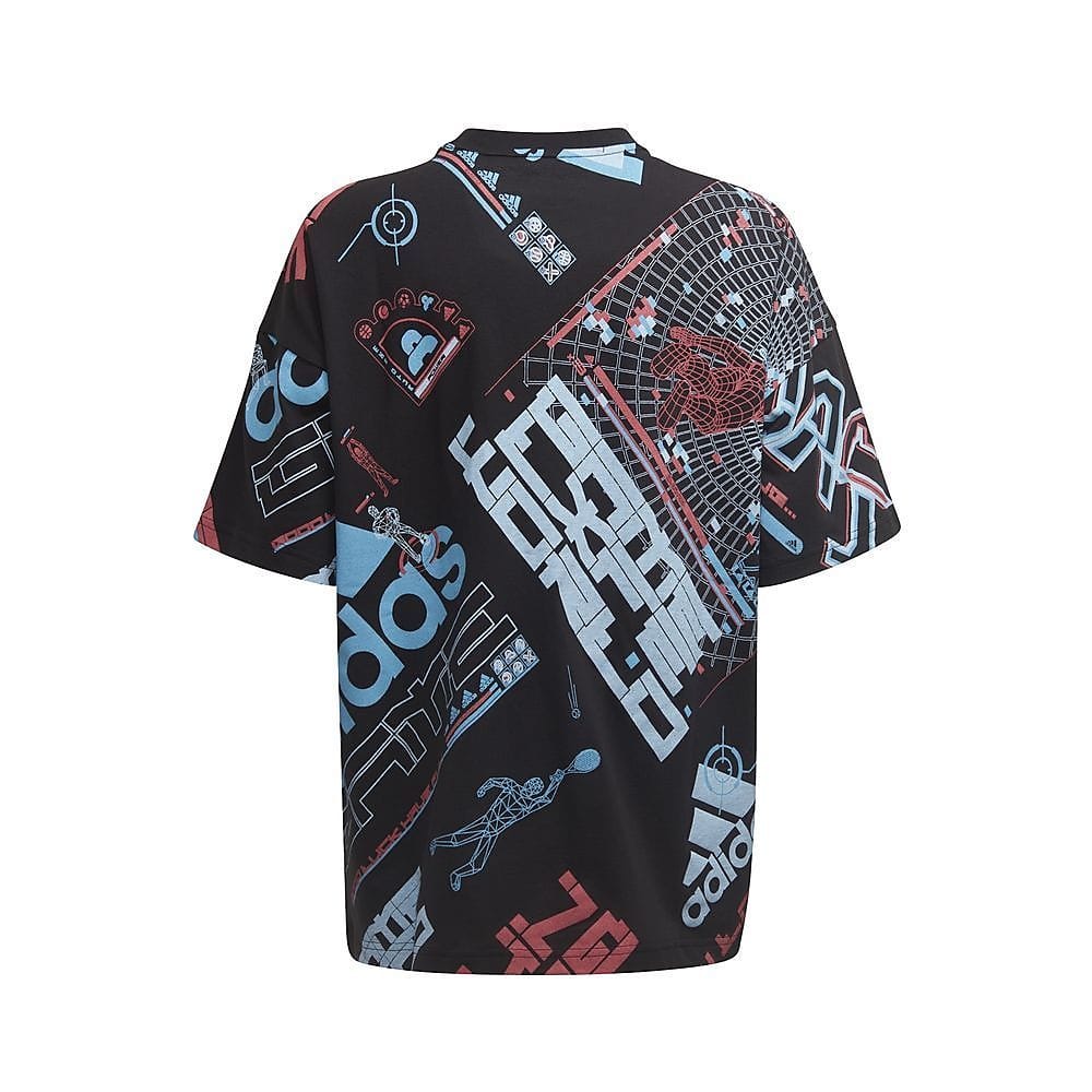 ARKD3 総柄プリント 半袖Tシャツ / U ARKD3 ALLOVER PRINTED TEE