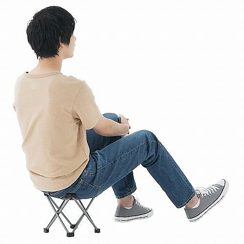 7075キュービックチェア(グレー)【ステンレスパーツ】