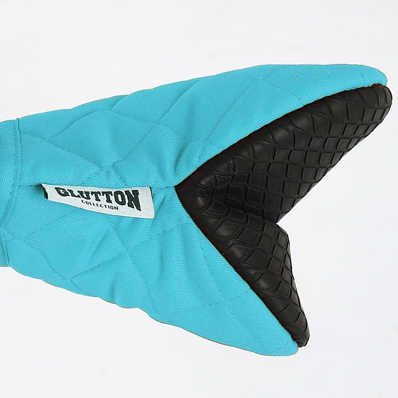 GLUTTON OVEN MITT BLUE