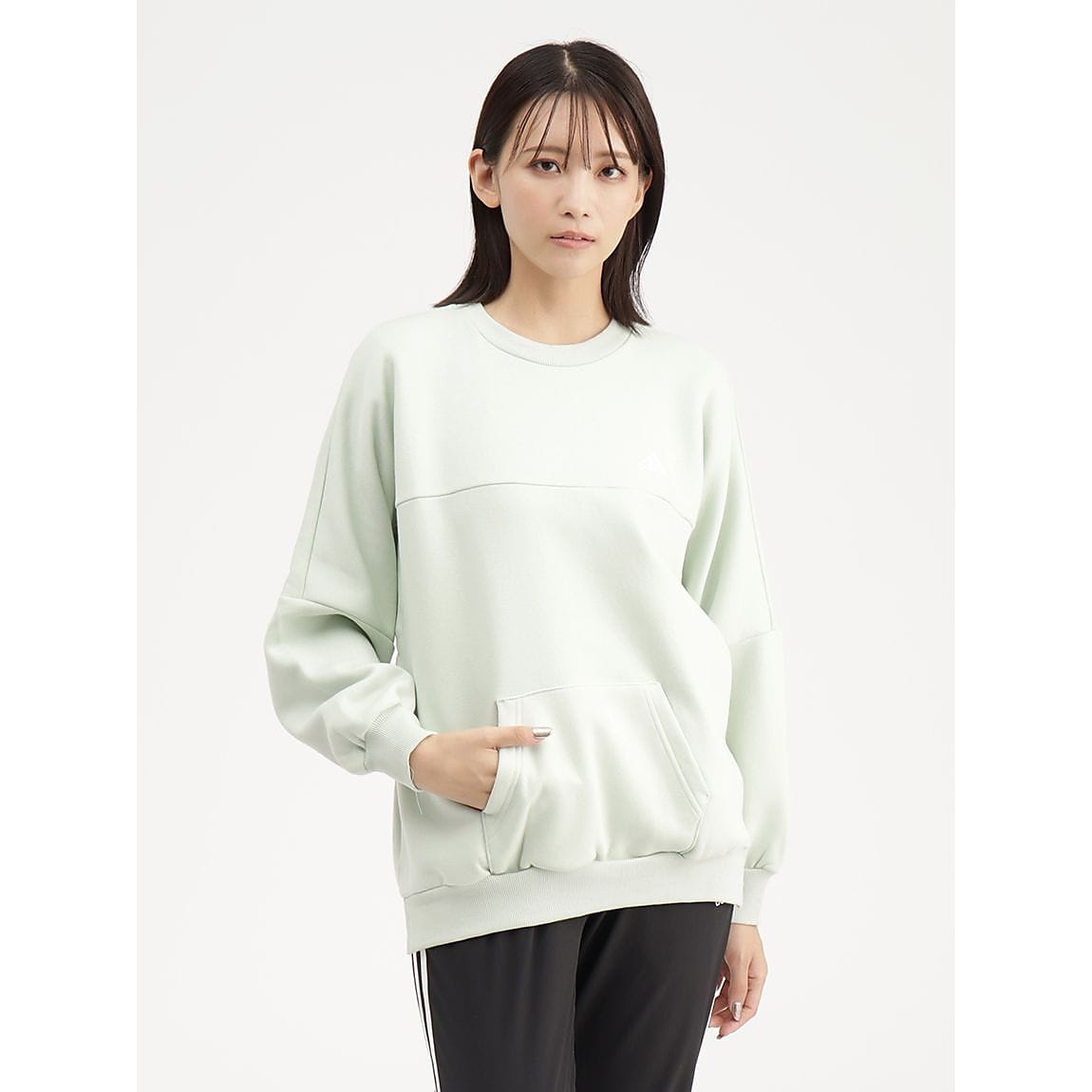 ワーディング クルーネック スウェット / W WORDING CREW NECK SWEAT