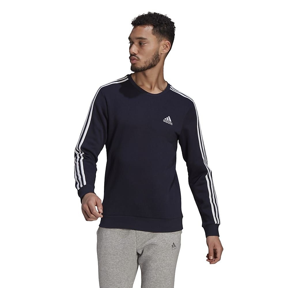 エッセンシャルズ フリース 3ストライプス スウェットシャツ / M ESSENTIALS 3STRIPES SWEATSHIRTS