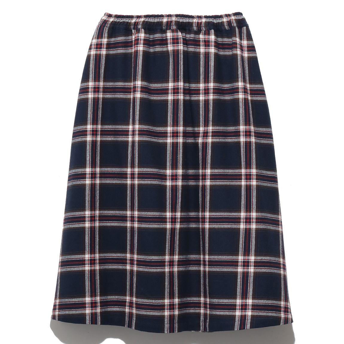 ジュニア チェックラップフレアスカート