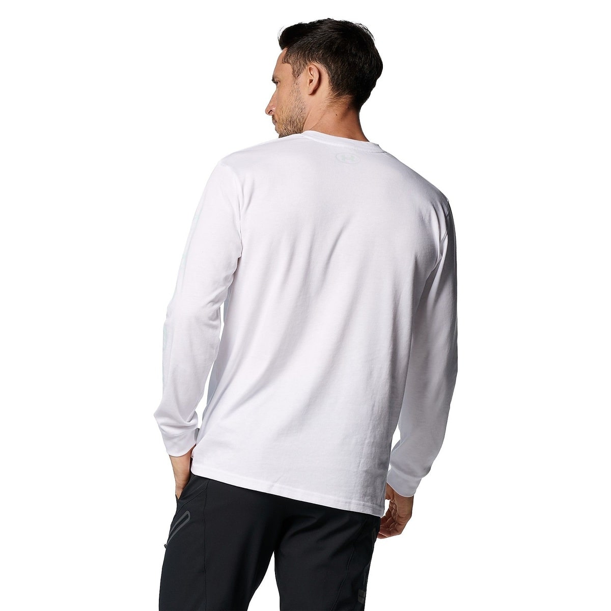 UA HEAVY WEIGHT CHARGED COTTON LONG SLEEVE SYMBOL T-SHIRT