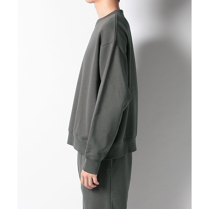 裏起毛クルーネック