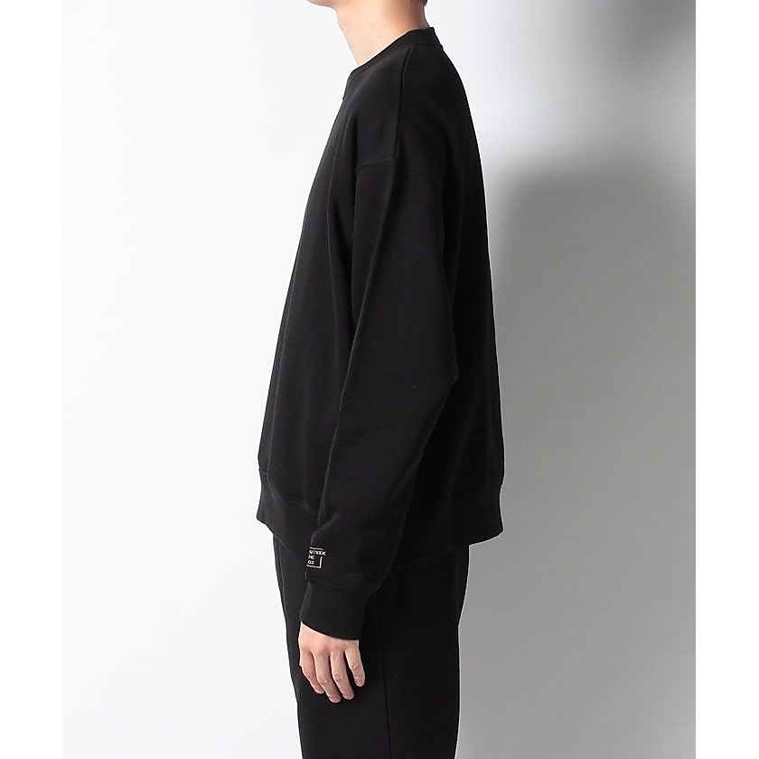 裏起毛クルーネック