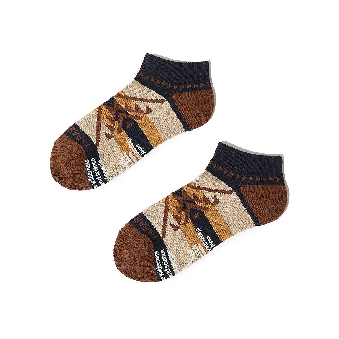 レディース ローゲージアンクルソックス（ネイティブ柄）