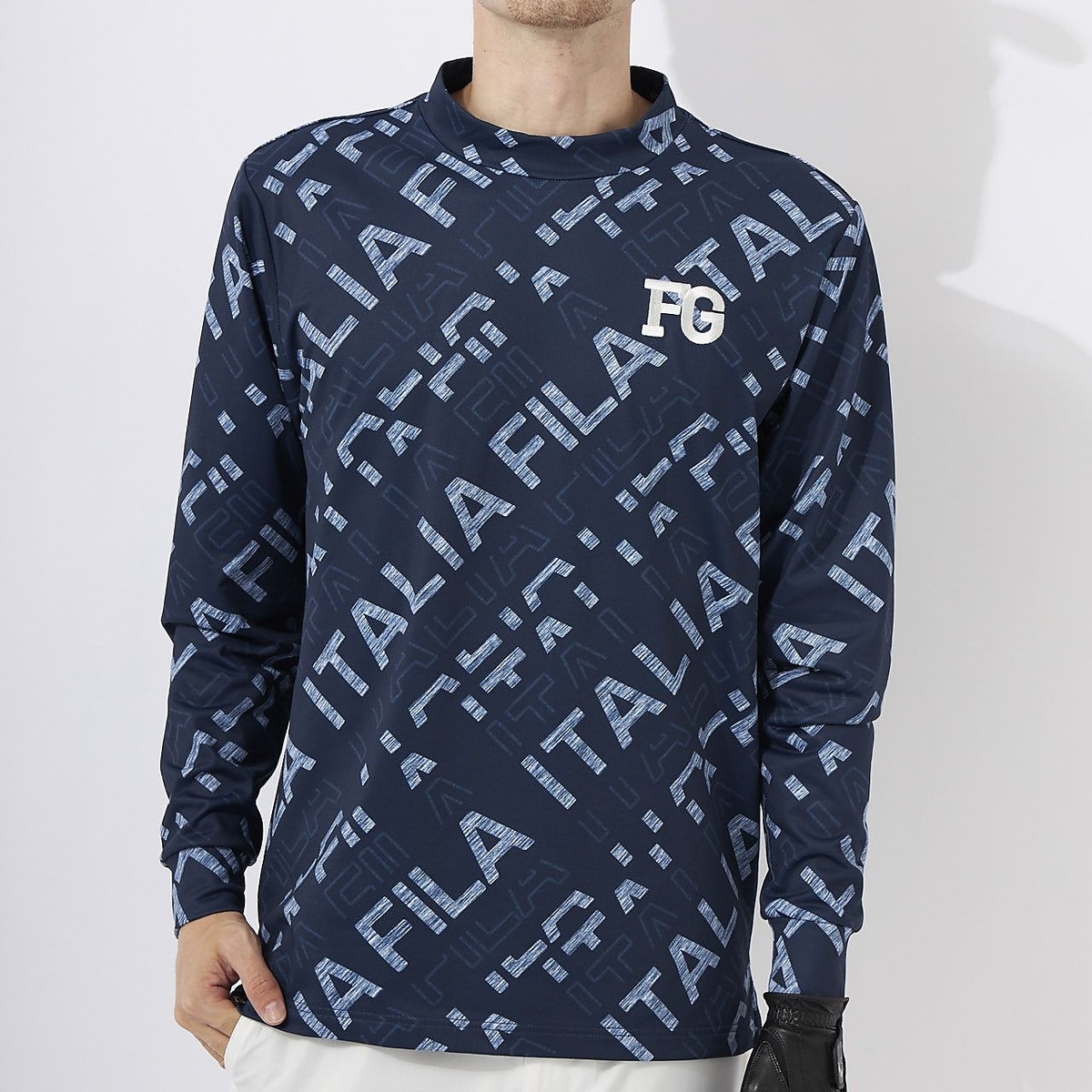 ＦＩＬＡ　ＧＯＬＦ　ナガソデ　シャツ　ガラ
