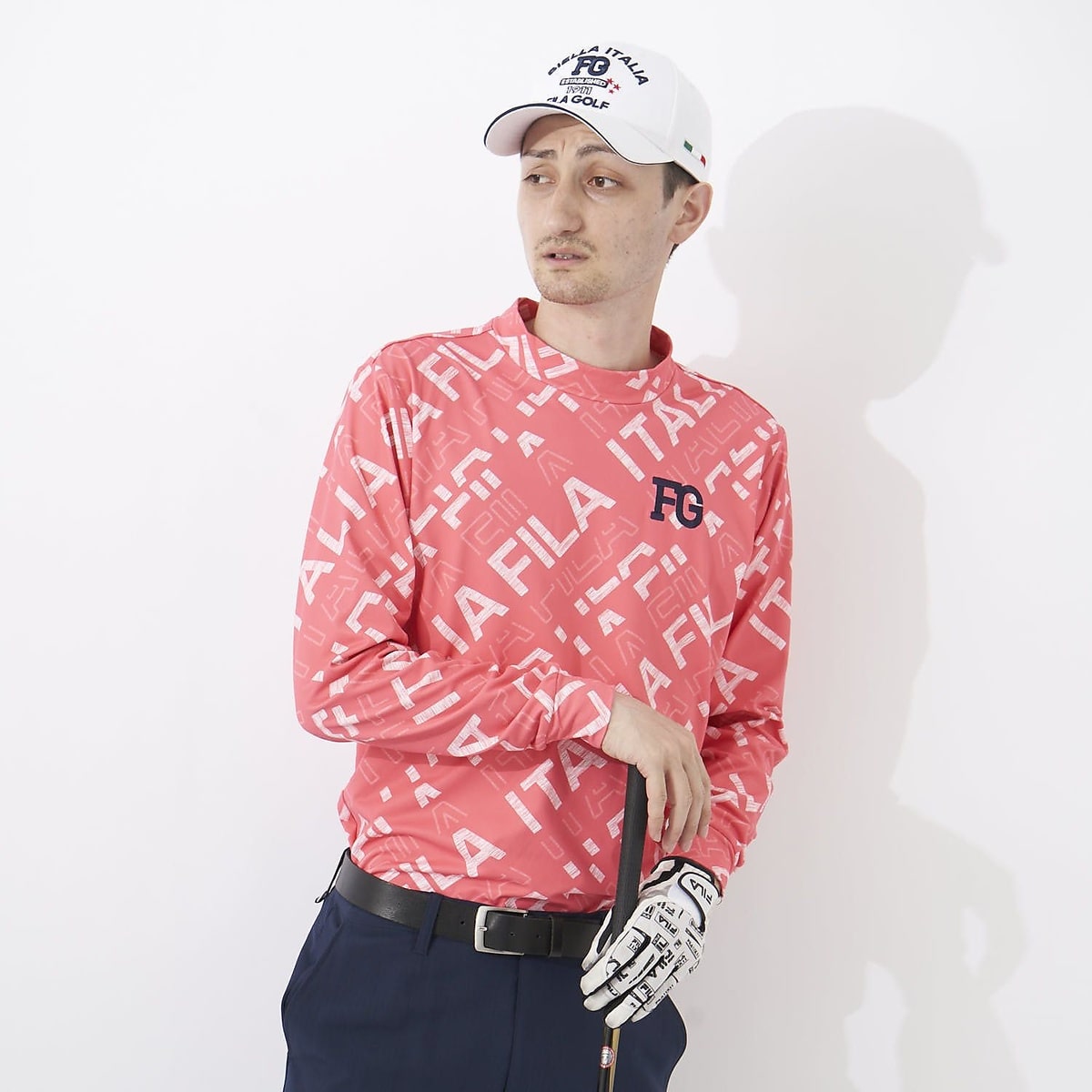 ＦＩＬＡ　ＧＯＬＦ　ナガソデ　シャツ　ガラ