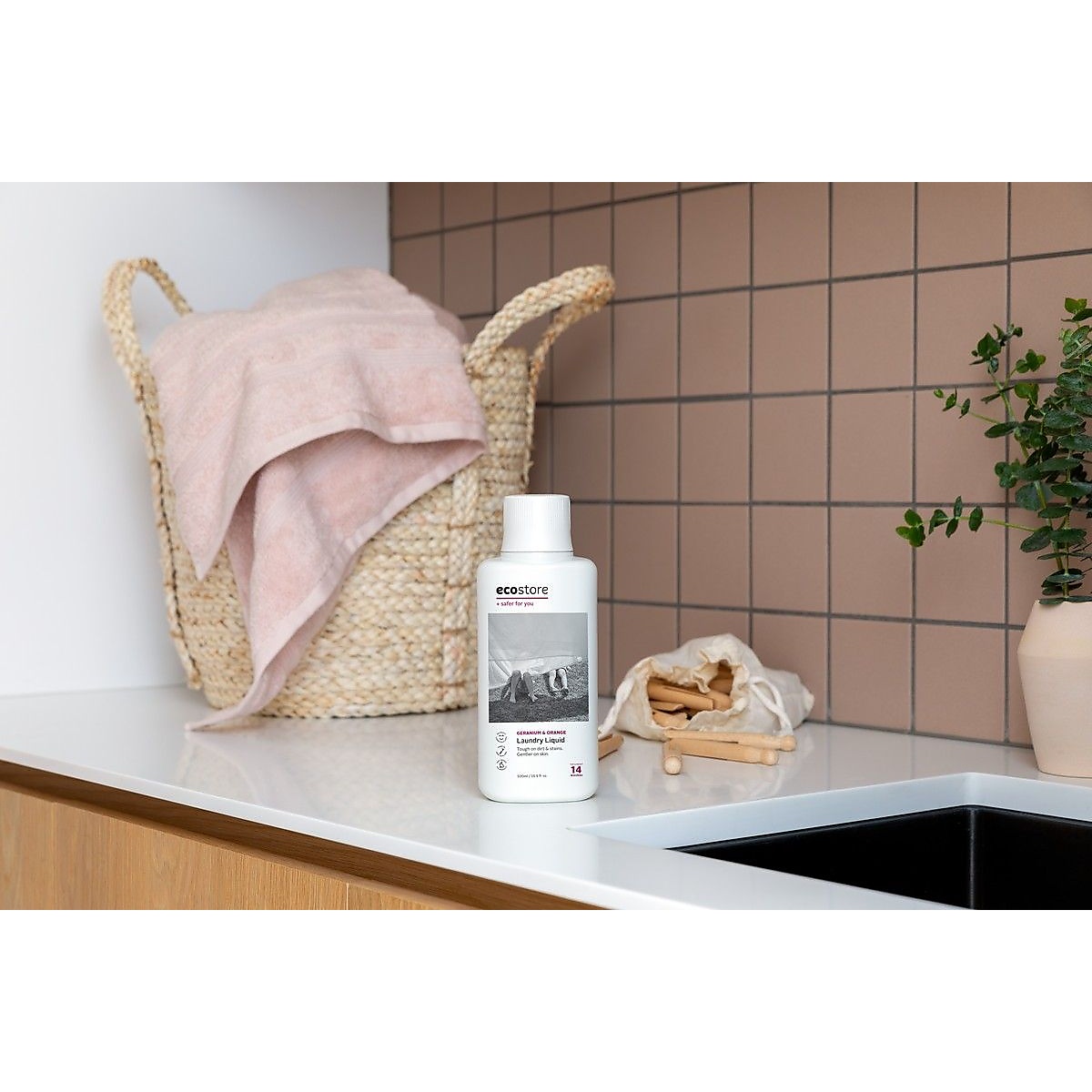 ECO STORE　ランドリーリキッド(ゼラニウム&オレンジ)J 500ML