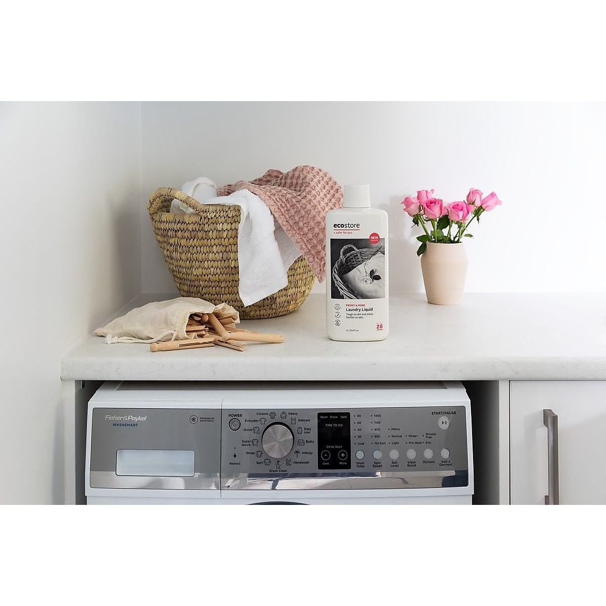 ECO STORE　ランドリーリキッド (ピオニー&ローズ) 1L