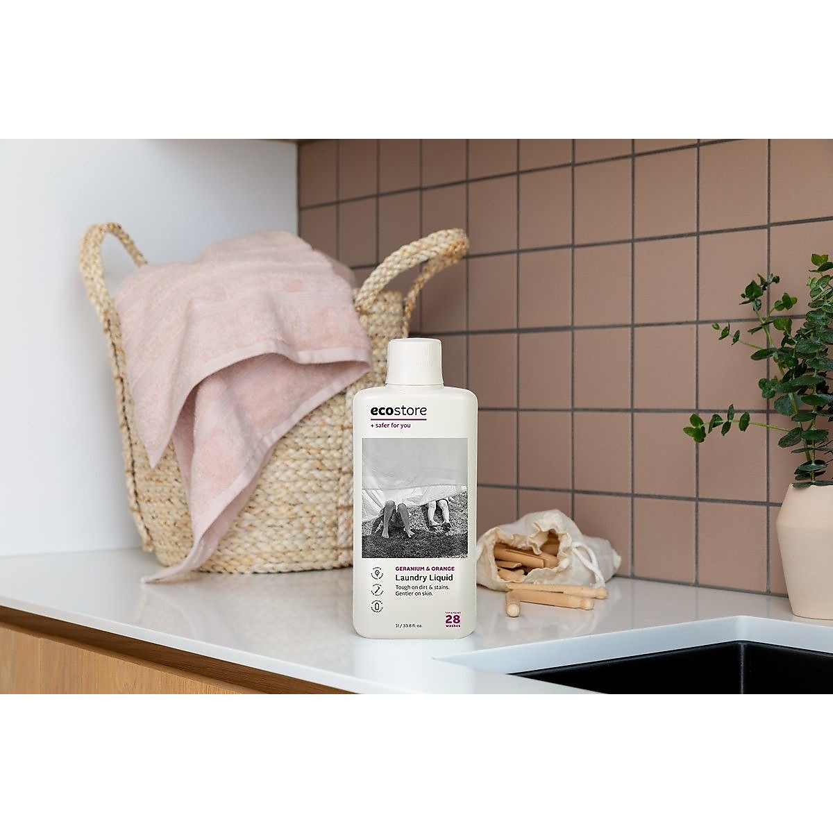 ECO STORE　ランドリーリキッド(ゼラニウム&オレンジ)N 1L