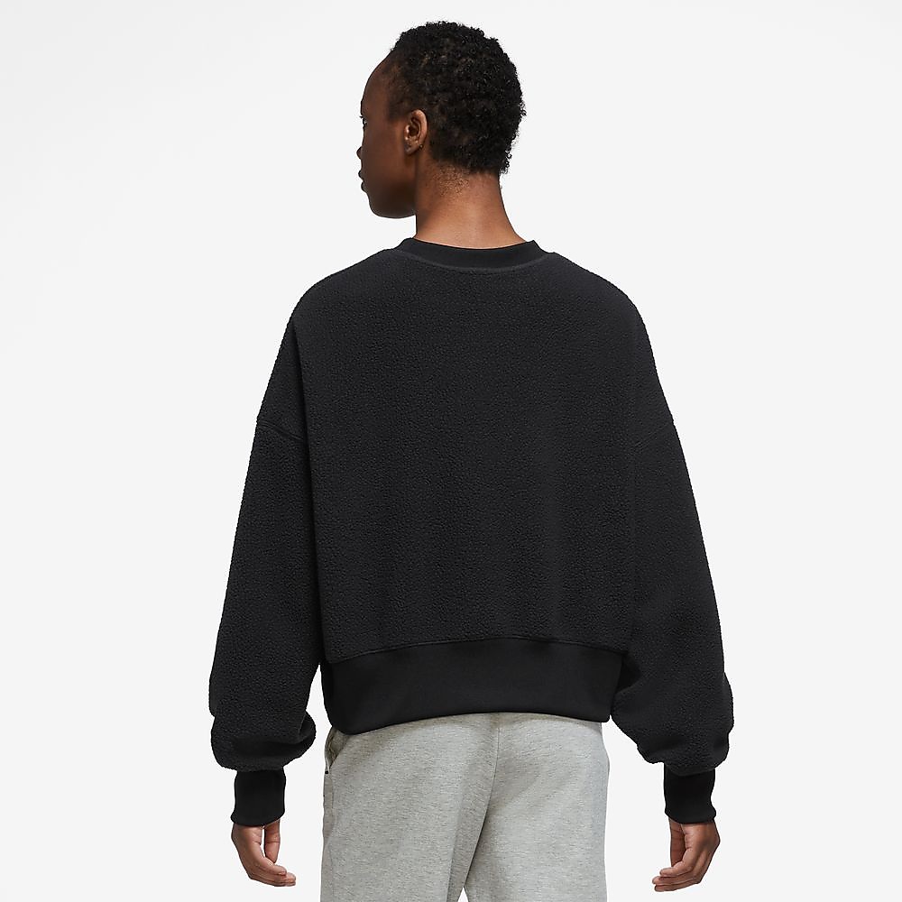 ナイキ ウィメンズ NSW PLSH MOD L/S クロップ クルー