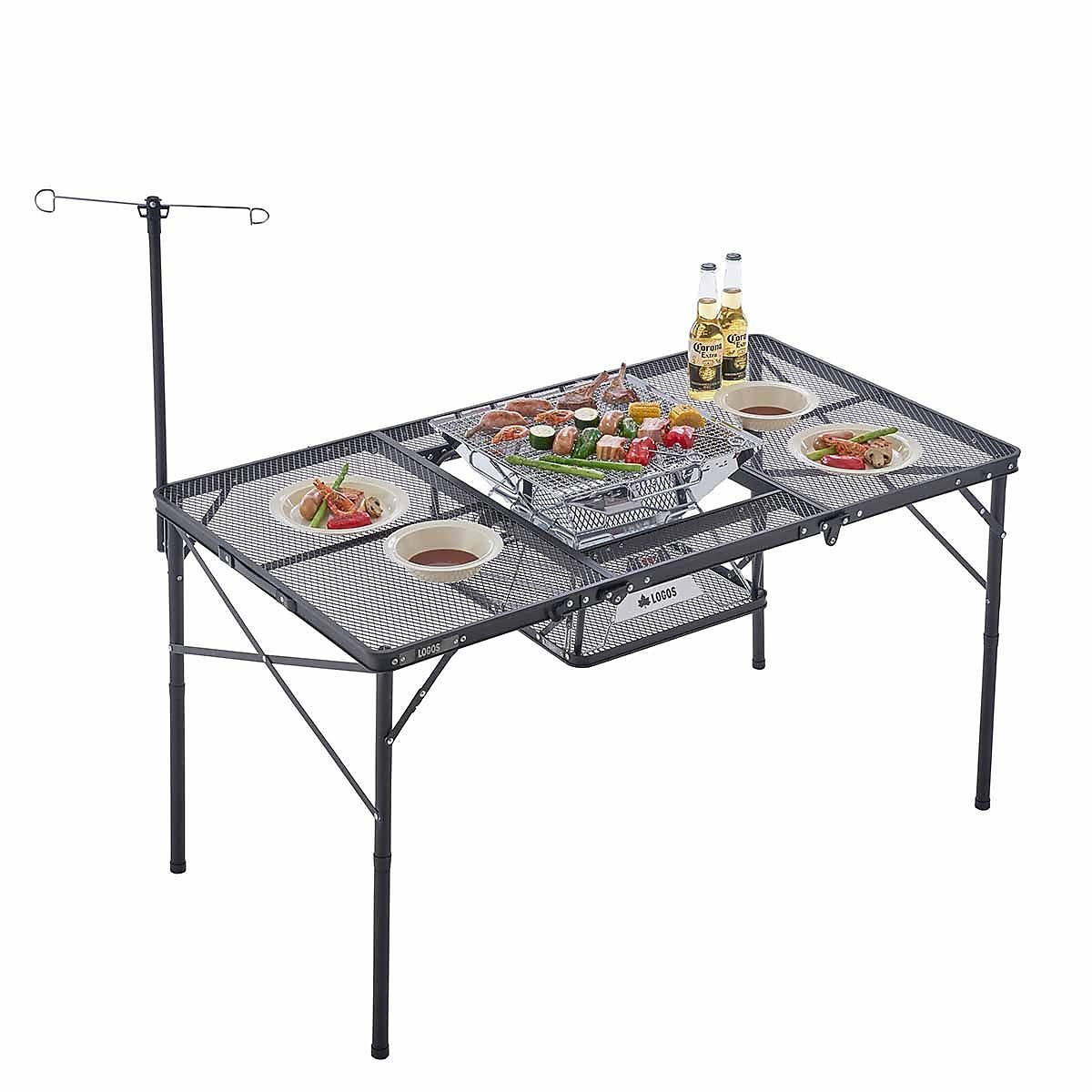 アイアンメッシュ 3FD BBQテーブル 13070-BC