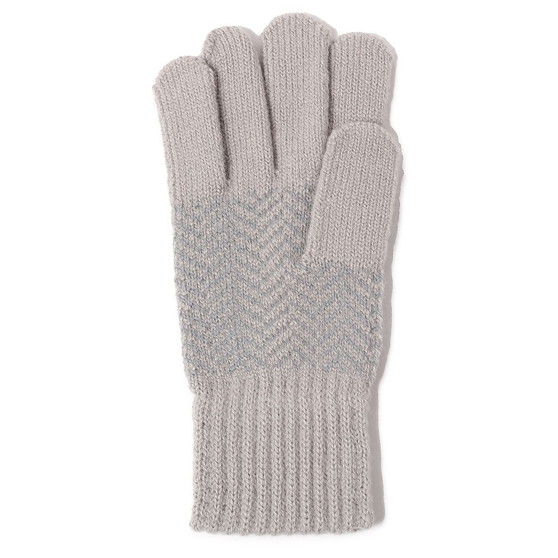 ヘリンボーン柄グローブ