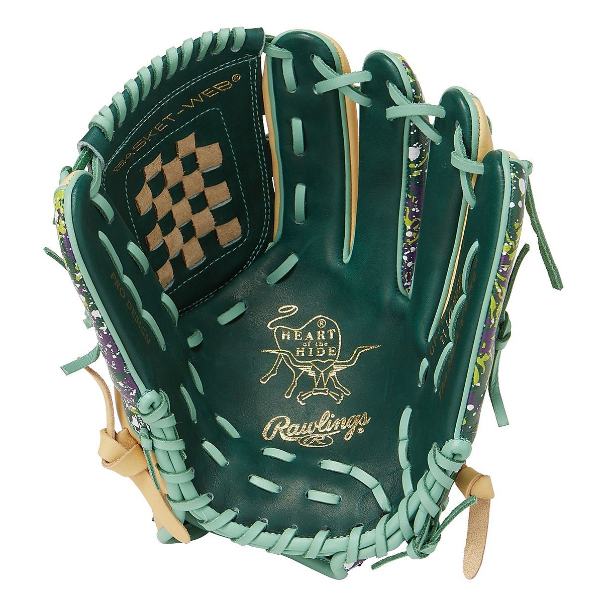 【左投用】軟式 HOH BLIZZARD ＆ WIZARD #01（エイチオーエイチブリザードアンドウィザード）N54MG-ダークグリーン