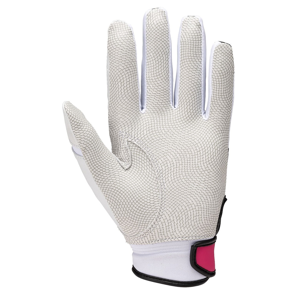 両手用 ミレニア バッティンググラブ(天然皮革)-ピンク