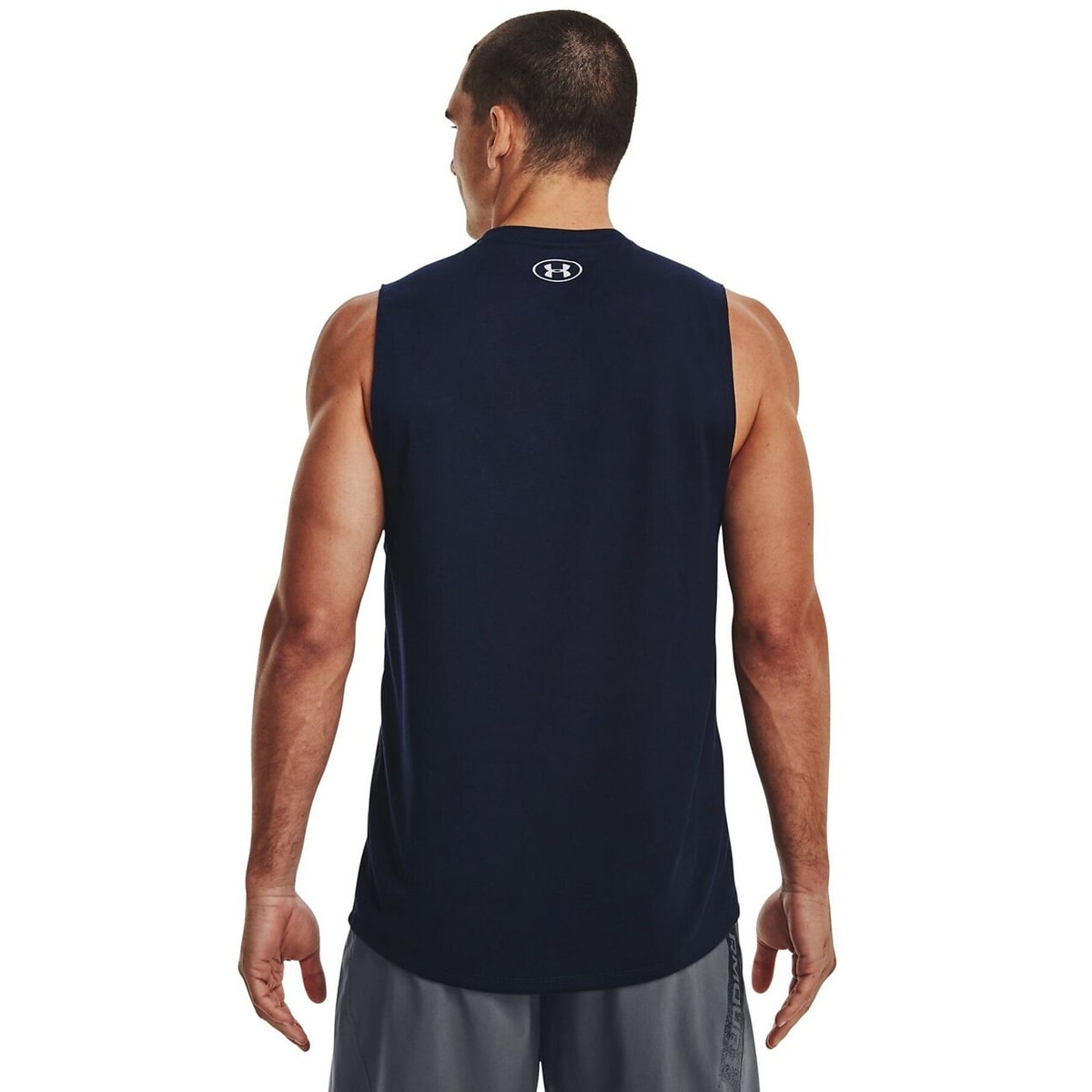 UA TECH SLEEVELESS T-SHIRTS GRAPHIC