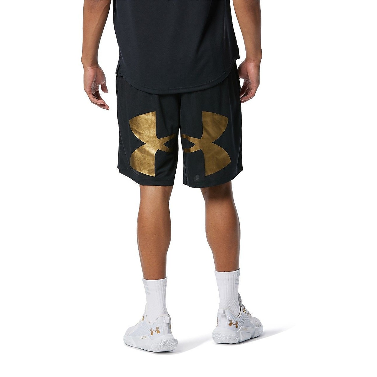 UA BASELINE BIG LOGO SHORTS