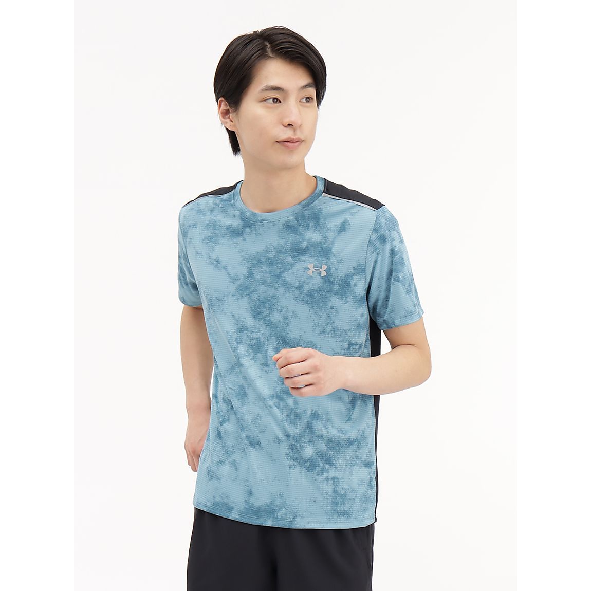 UA SPEED STRIDE PRINTED T-SHIRT