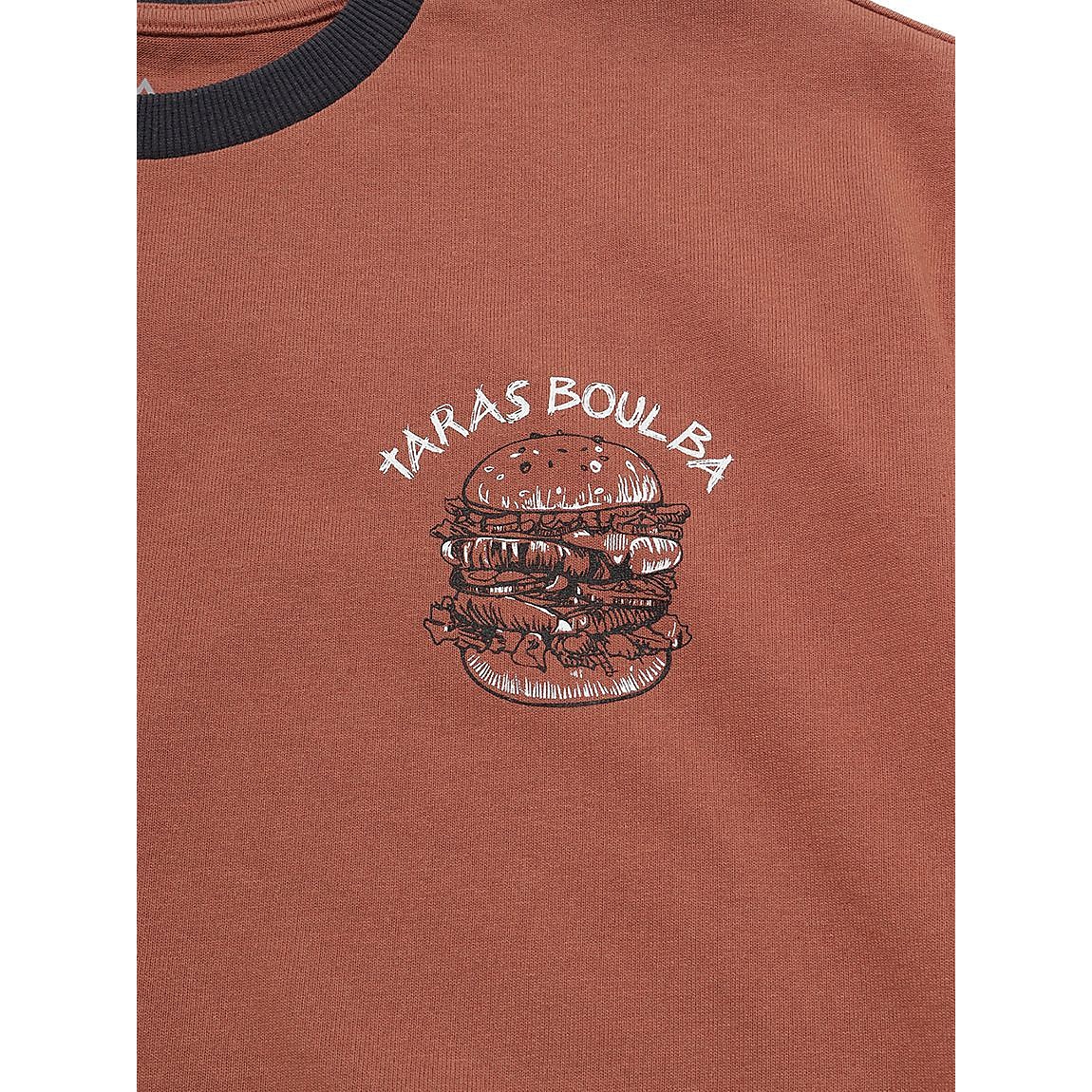 ヘビーコットン プリントＴシャツ(ハンバーガー）