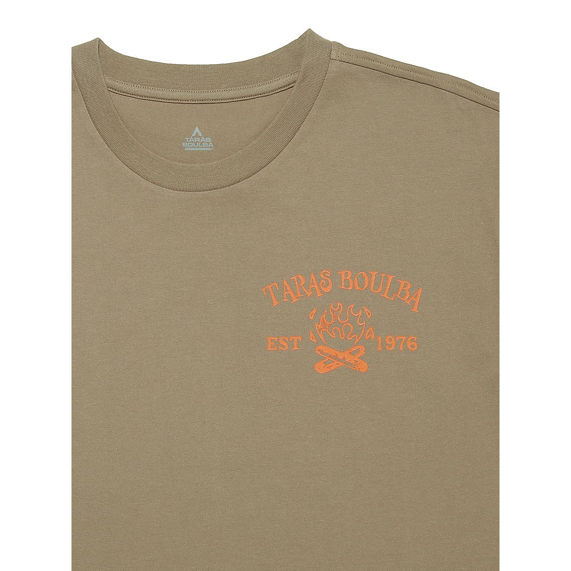 コットン天竺 プリントＴシャツ（焚き火）