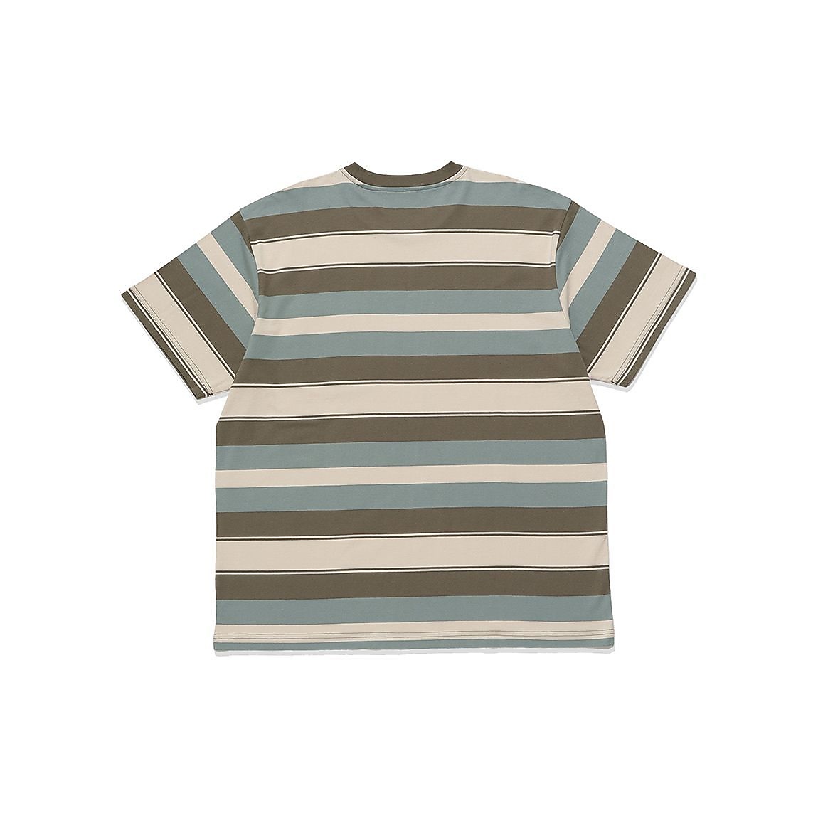 コットン天竺 マルチボーダーTシャツ