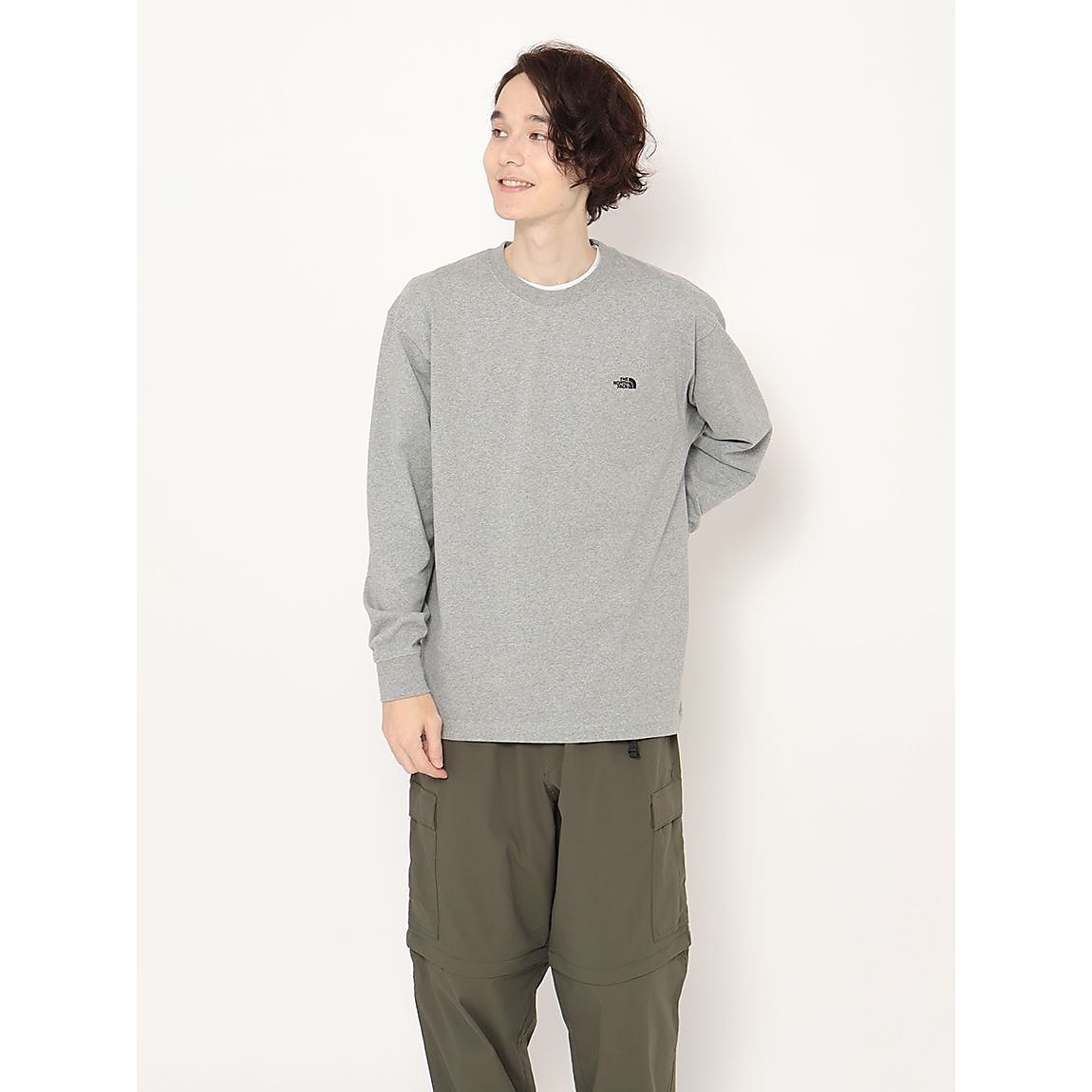 L/S Nuptse Cotton Tee (ロングスリーブヌプシコットンティー)