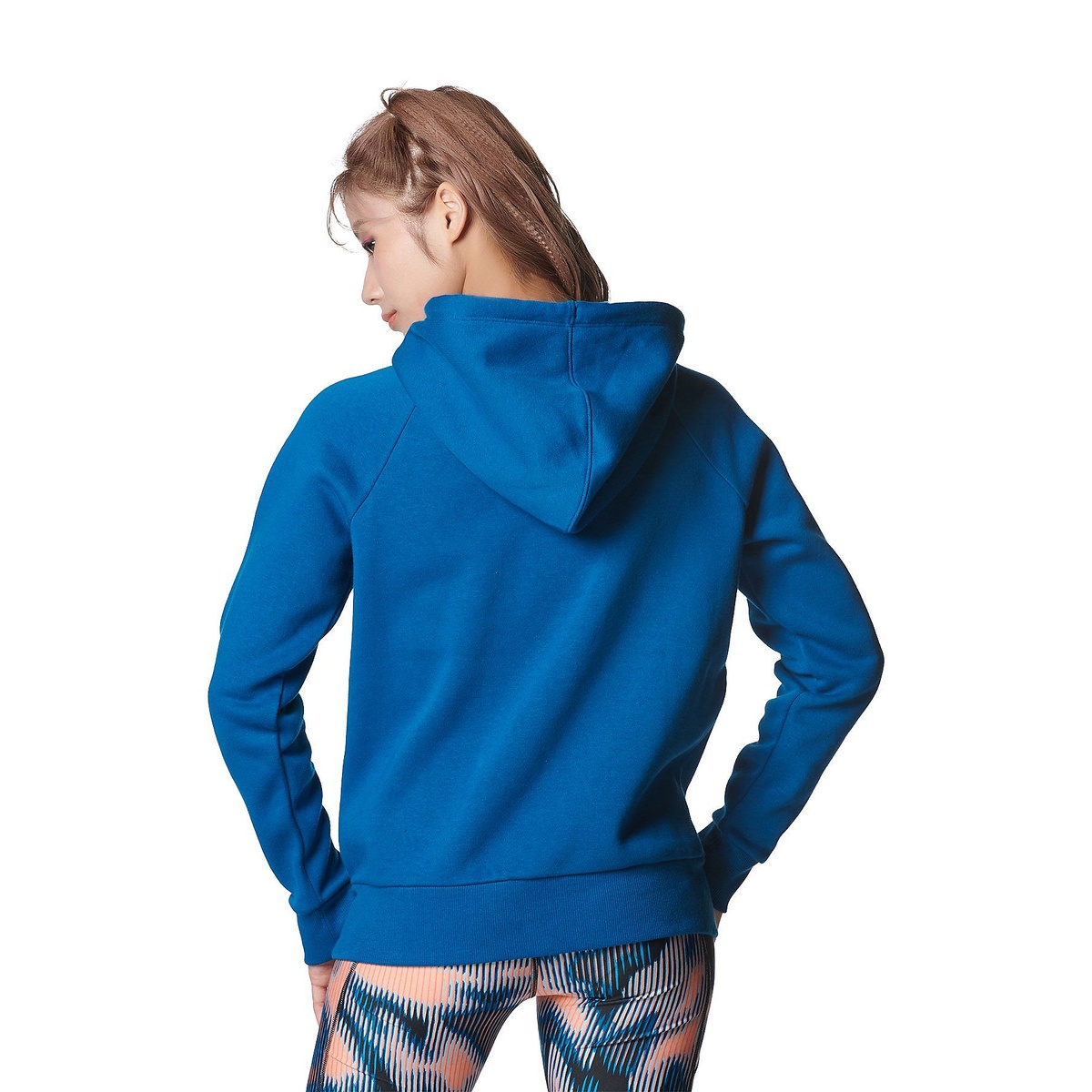 UA RIVAL FLEECE PRINTED PULL OVER HOODIE