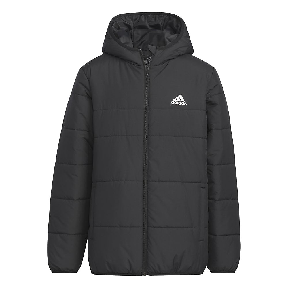 新品2.4万円 adidas 中綿 防風パデッドジャケット&パンツ 黒 Ｌ adidasアディダス - U ESS パデッドジャケット HAX53 IL6073/メガ