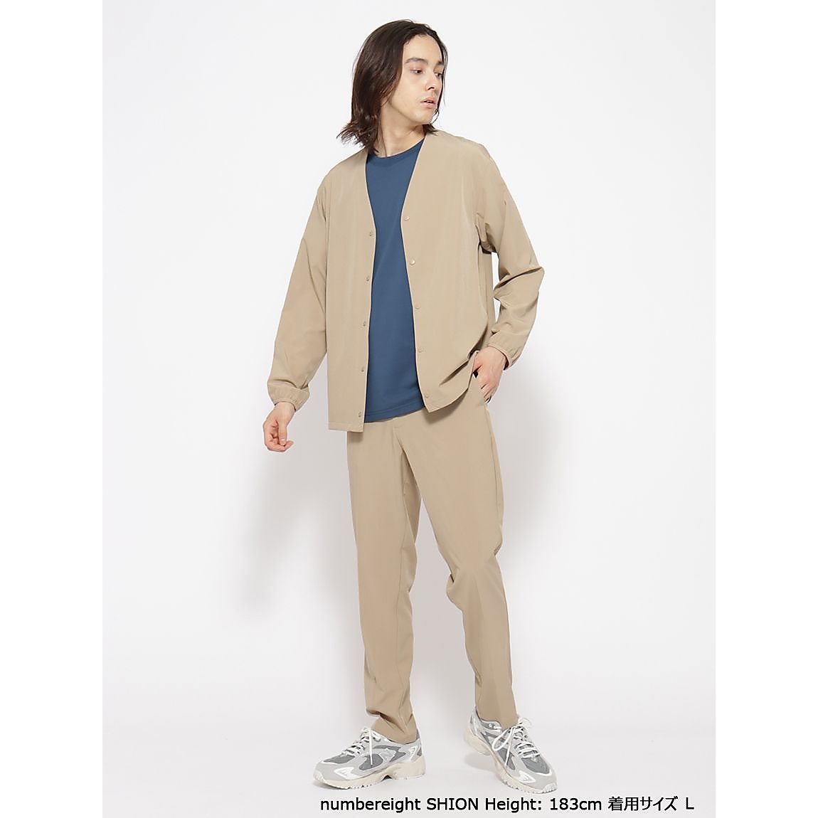 ソフトライトテックス ノーカラージャケット MENS