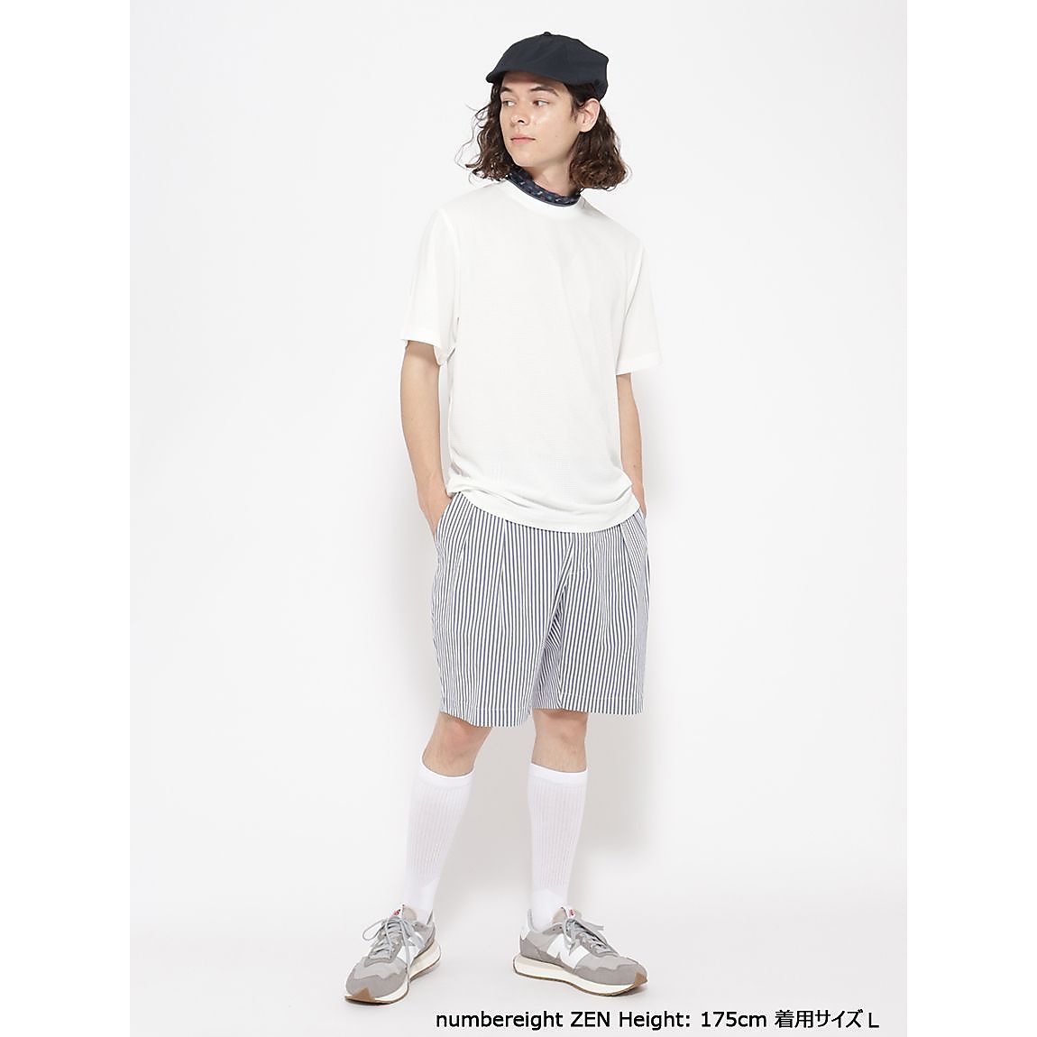 ハイパーストレッチ麻混 ハーフパンツ MENS