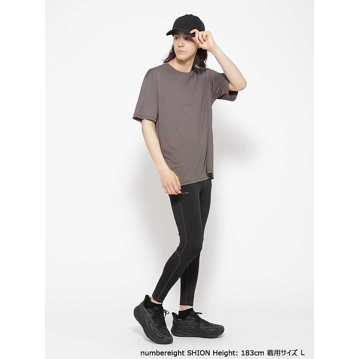 for RUN  軽量ドライスムース オーバーサイズTシャツ MENS