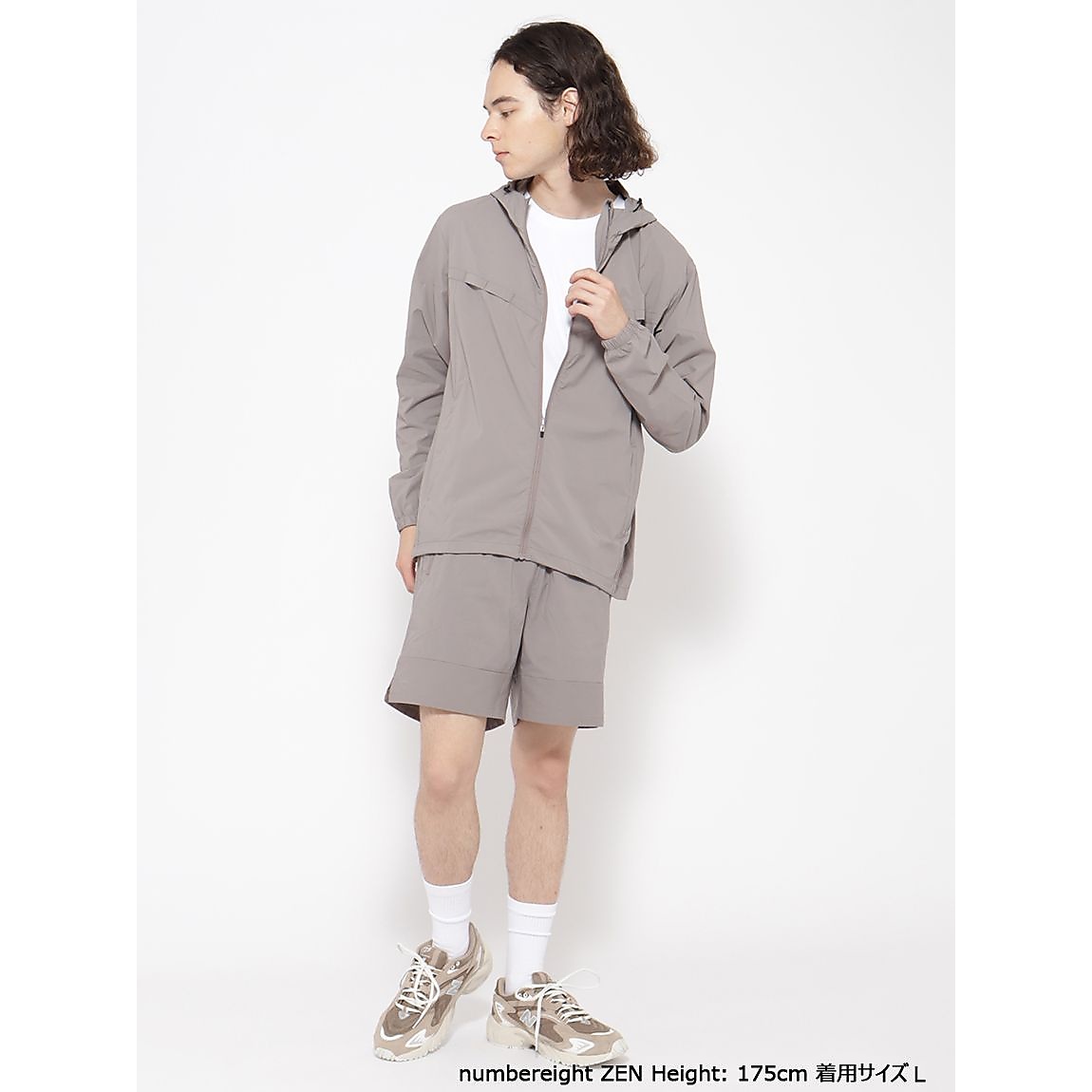 for RUN  軽量撥水ストレッチ ウインドジャケット MENS