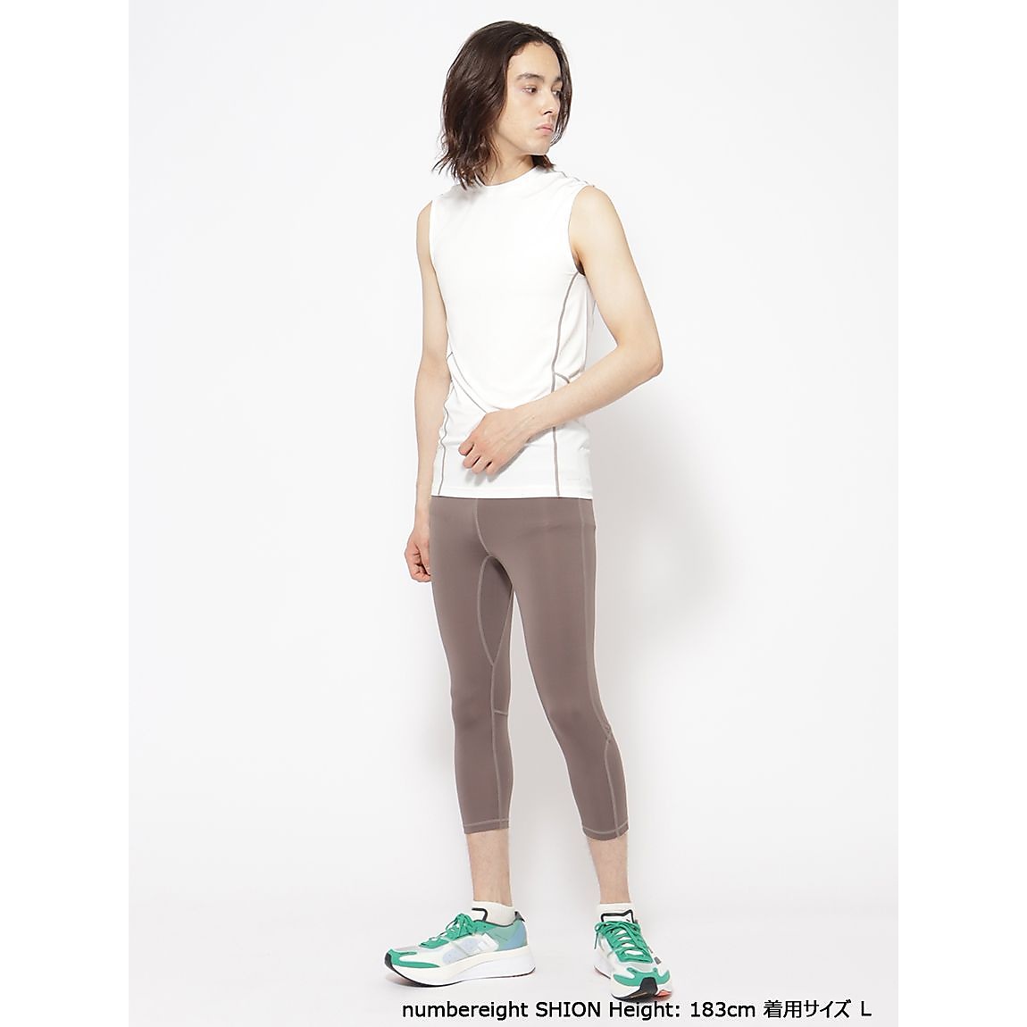 ソフトコンプレッション ノースリーブTシャツ MENS