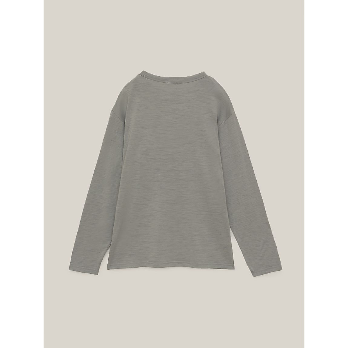 メリノウール レギュラー長袖ポケットTシャツ MENS