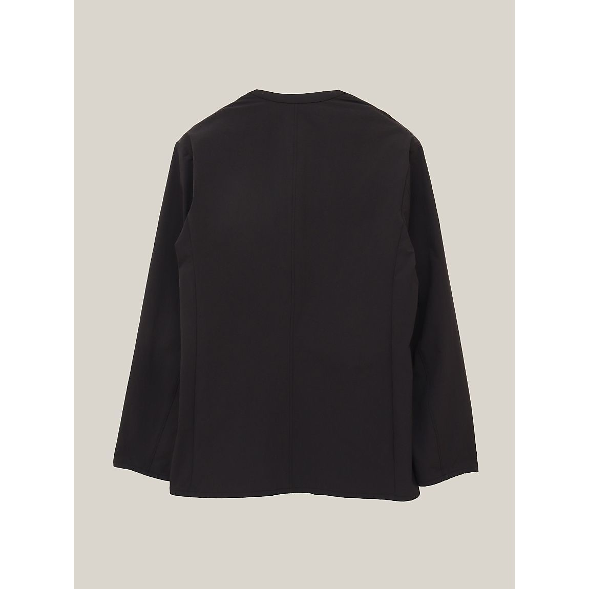 リサイクル裏ドビーナイロン カラーレスジャケット MENS